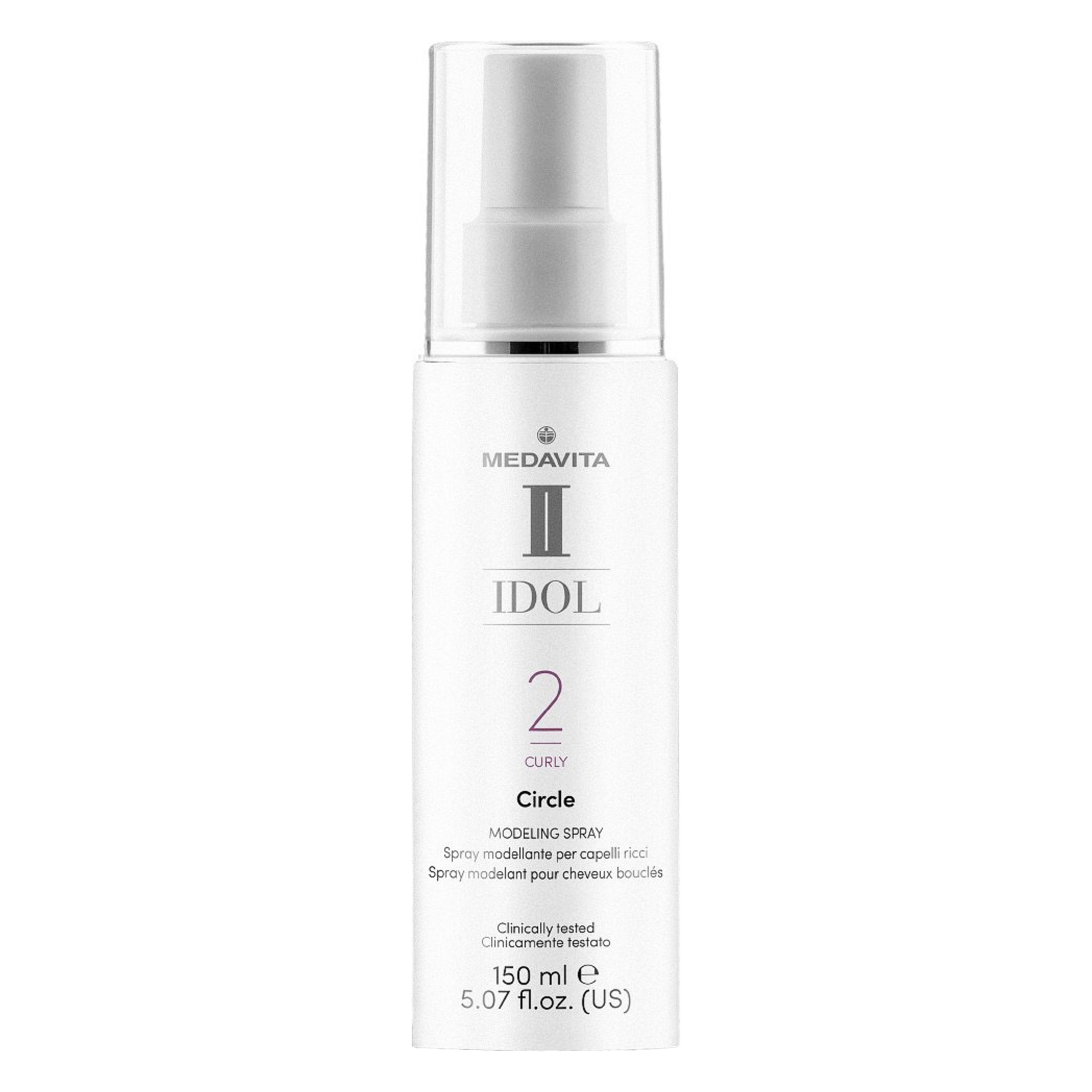 Легкий спрей для моделювання кучерів Circle / Medavita Idol Circle Modeling Spray 