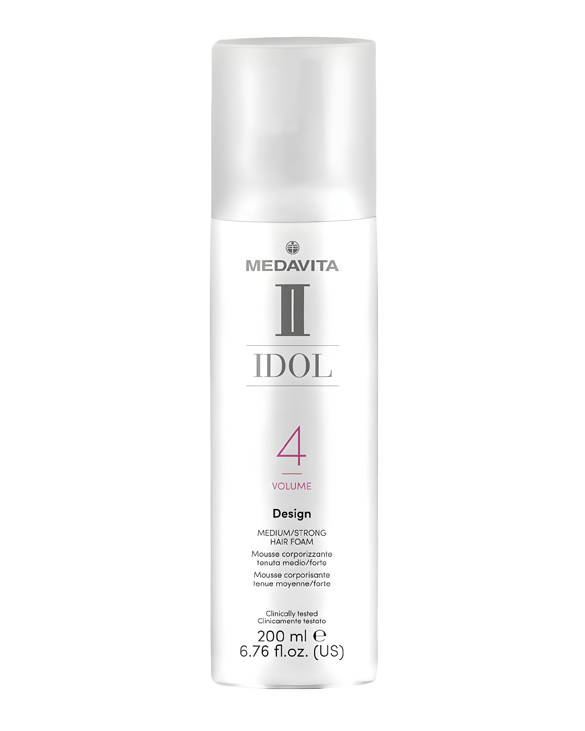 Піна для волосся середньої фіксації Design / Medavita Idol Volume Medium Strong Hair Foam
