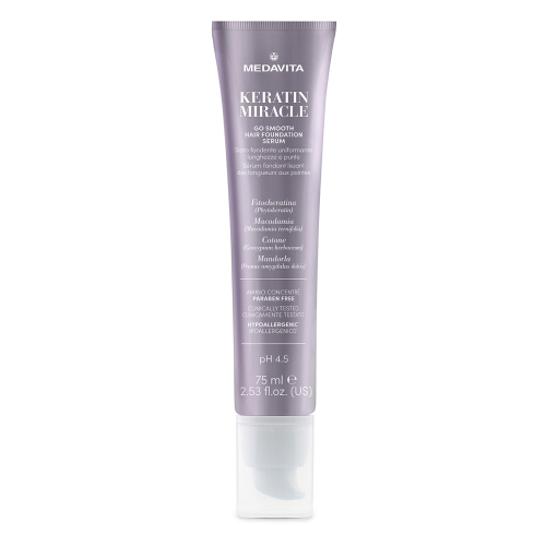 Незмивна сироватка для захисту довжини та кінчиків волосся / Medavita Keratin Miracle Go Smooth Hair