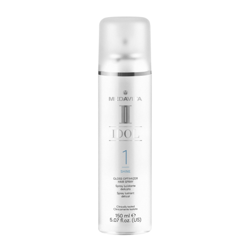 Деликатный глянцевый спрей для волос Gloss Optimizer / Medavita Idol Shine Hair Spray