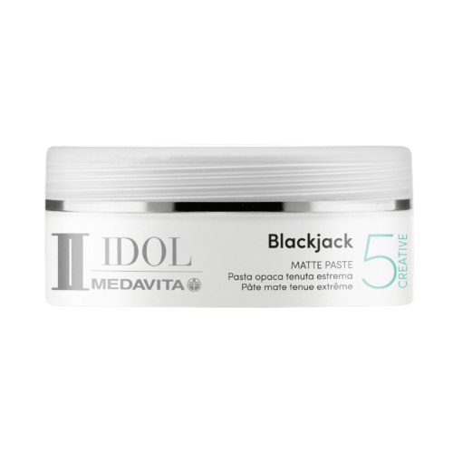 Матова паста екстрасильної фіксації для укладання волосся Blackjack / Medavita Idol  Matte Paste 