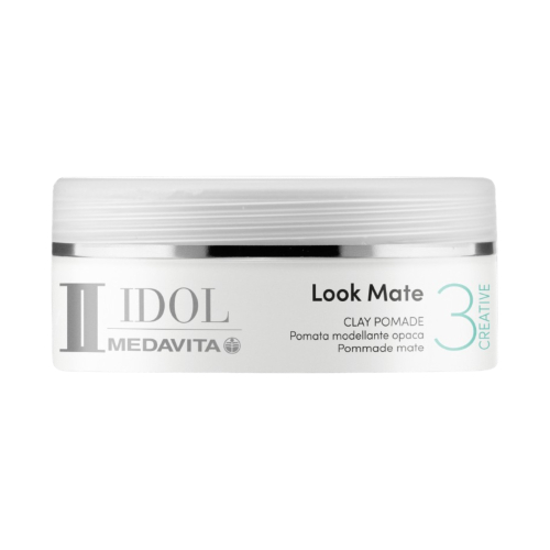 Матова глина середньої фіксації для укладання волосся Look Mate / Medavita Idol  Clay Pomade