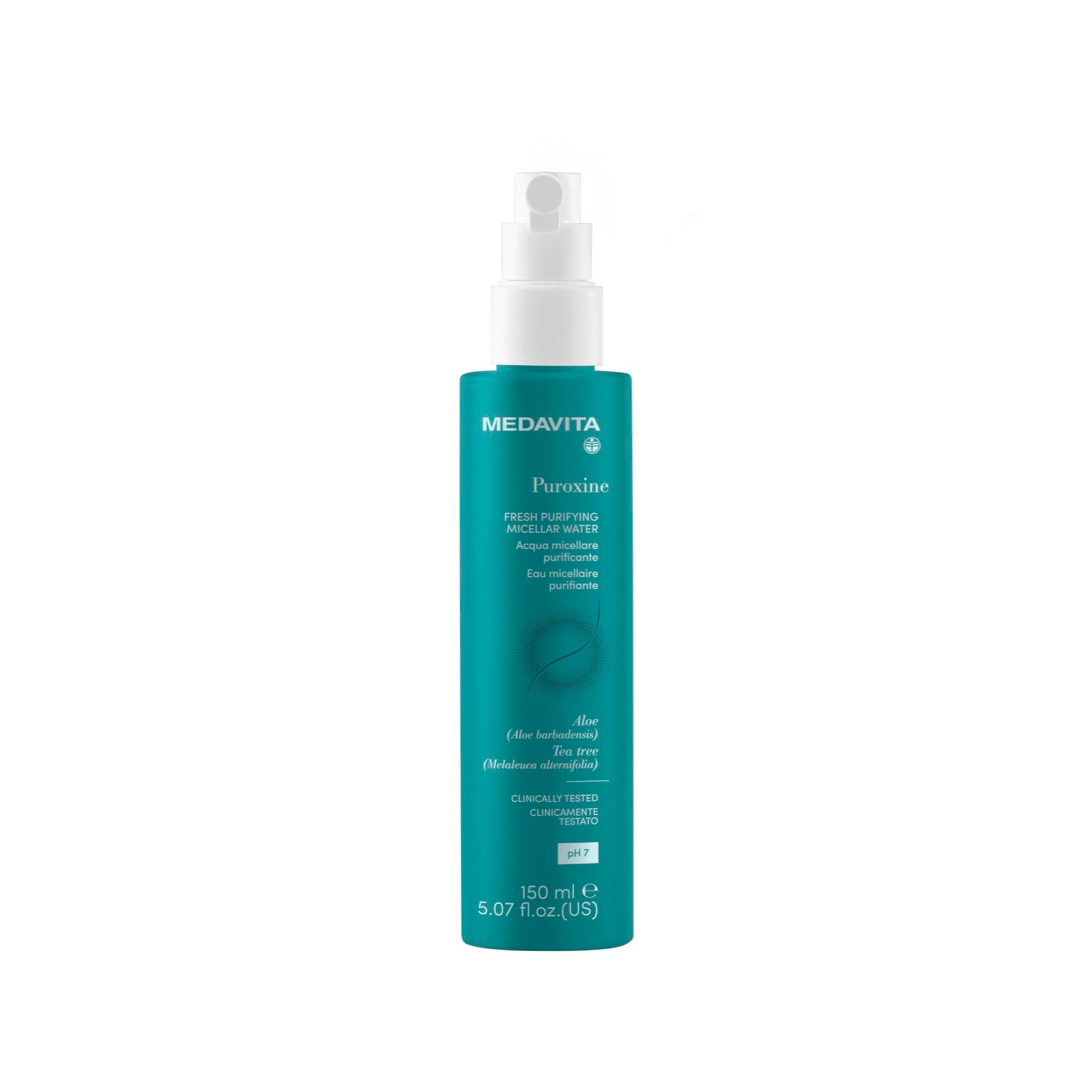 Очищувальна освіжаюча міцелярна вода для шкіри голови / Medavita Puroxine Purifying Micellar Water