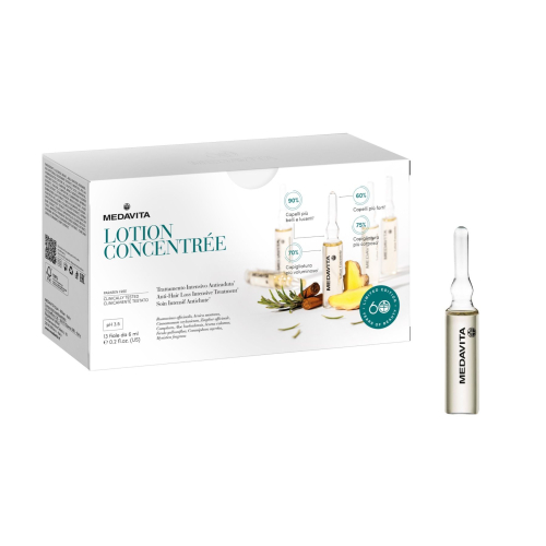 Інтенсивний лосьйон проти випадіння волосся в ампулах / Medavita Lotion Concentrée