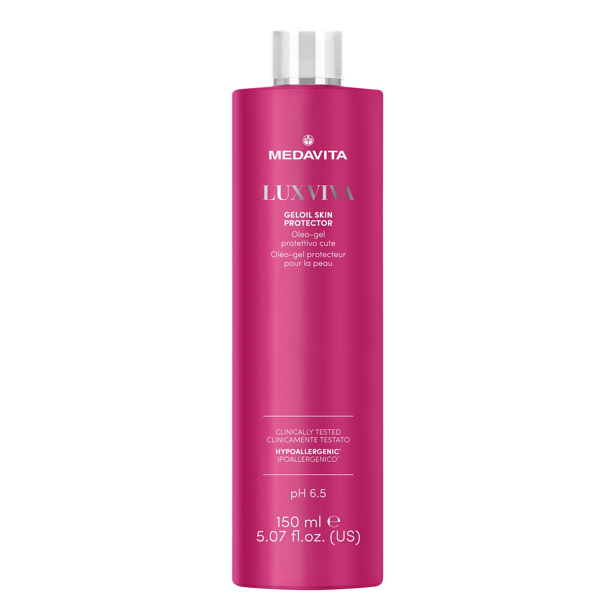 Захисний олеогель для шкіри голови під час фарбування / Medavita Luxviva Geloil skin protector 