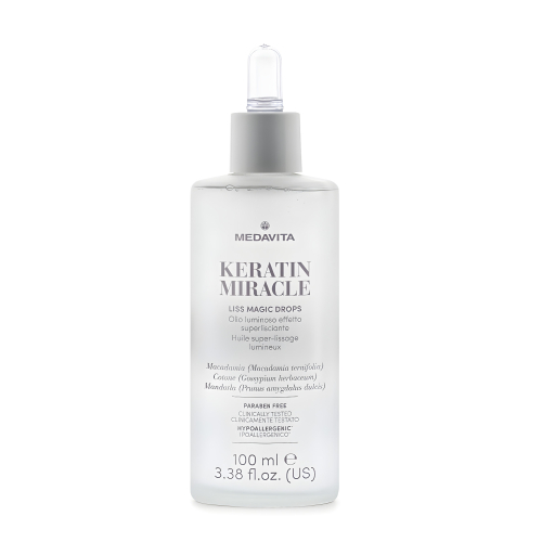 Ультрарозгладжувальні краплі-бустер для гладкості волосся Magic Drops / Medavita Keratin Miracle Lis