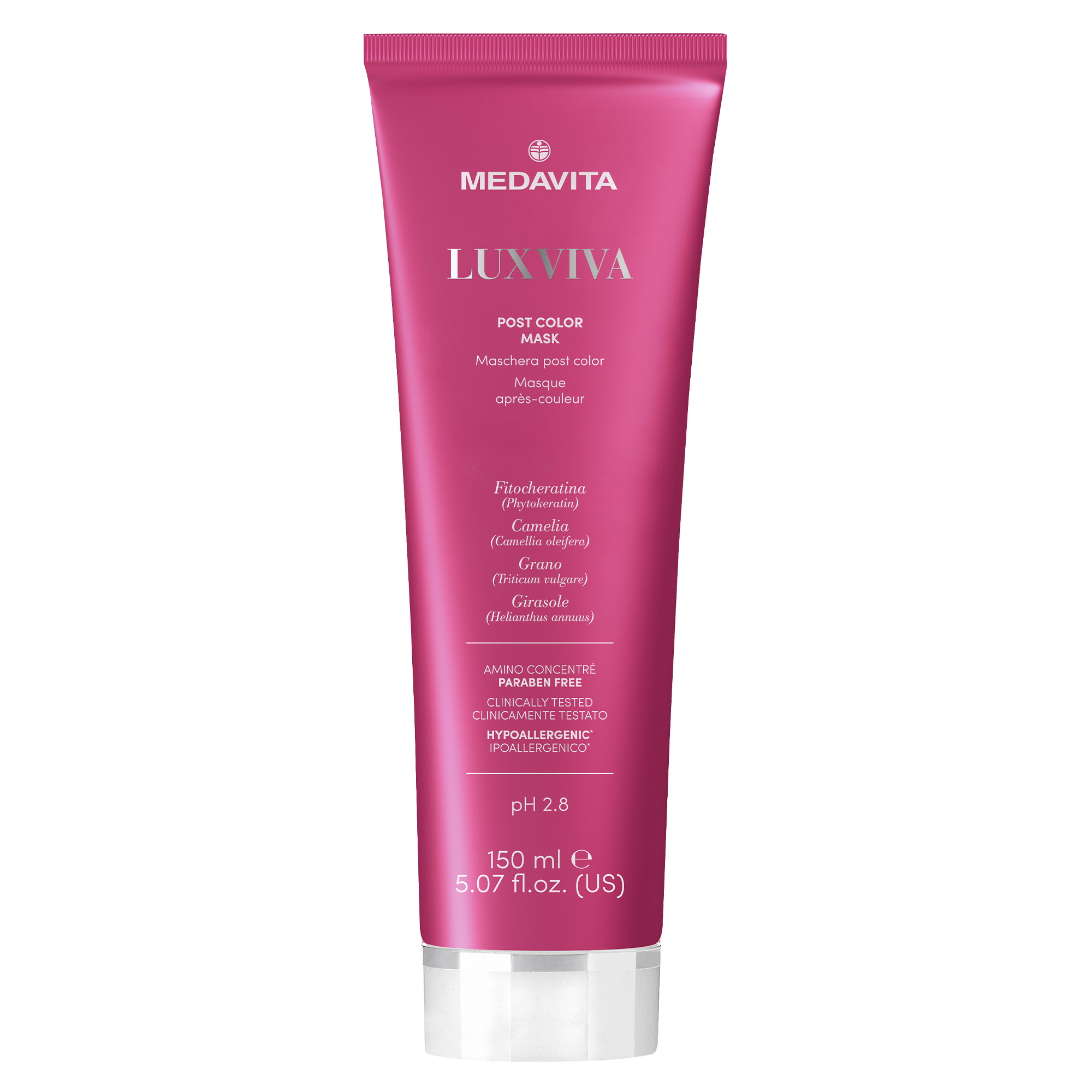 Маска постколор для збереження кольору фарбованого волосся / Medavita Luxviva Post Color Mask