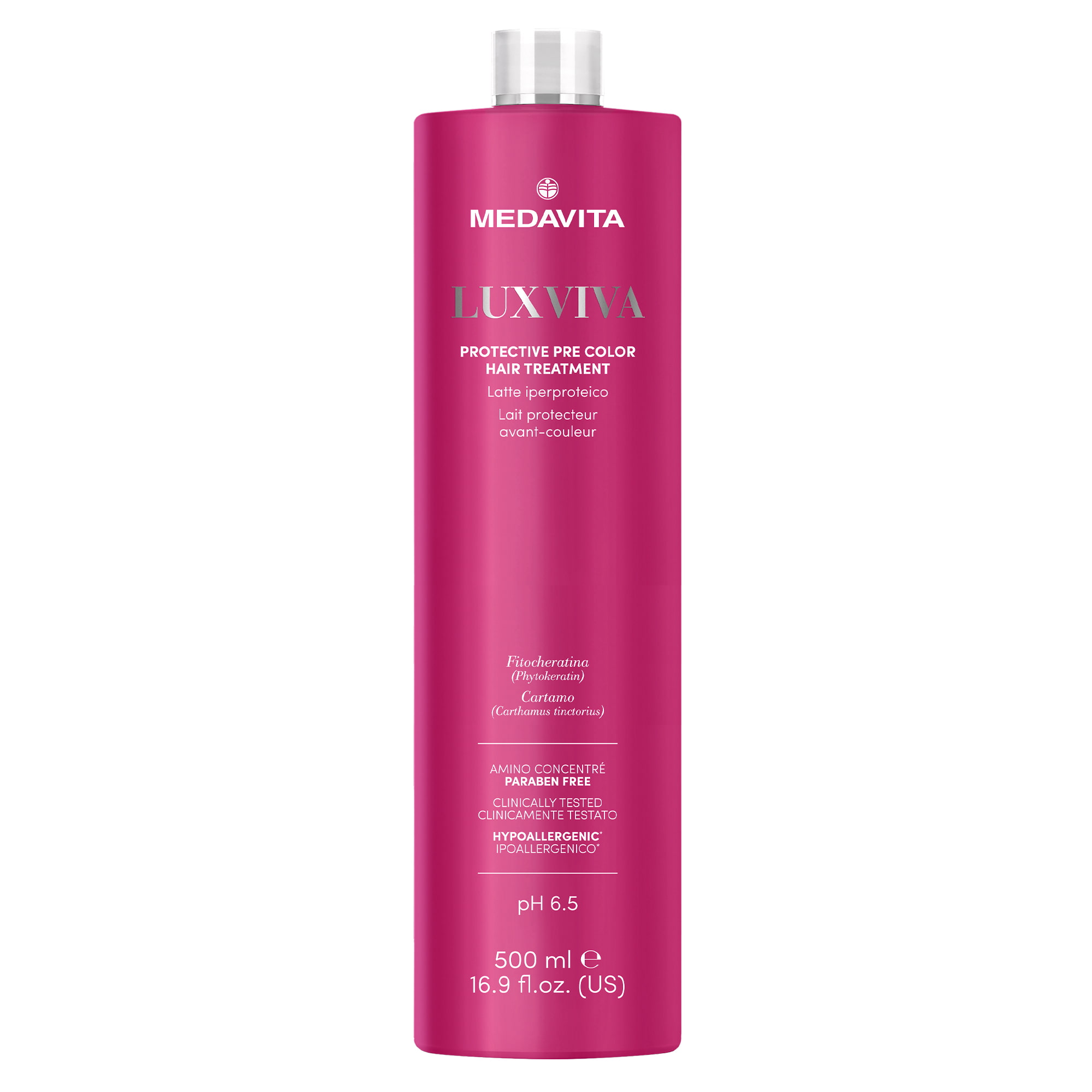 Захисне протеїнове молочко для фарбування / Medavita Luxviva Protective pre-color hair treatment